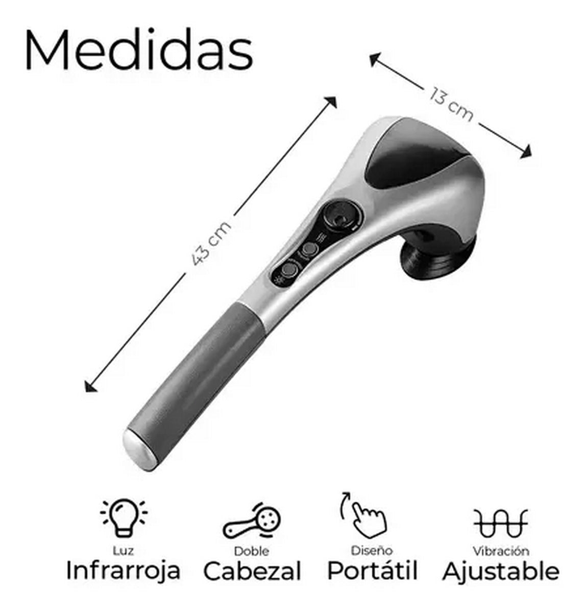 MASAJEADOR ELÉCTRICO INFRARROJO