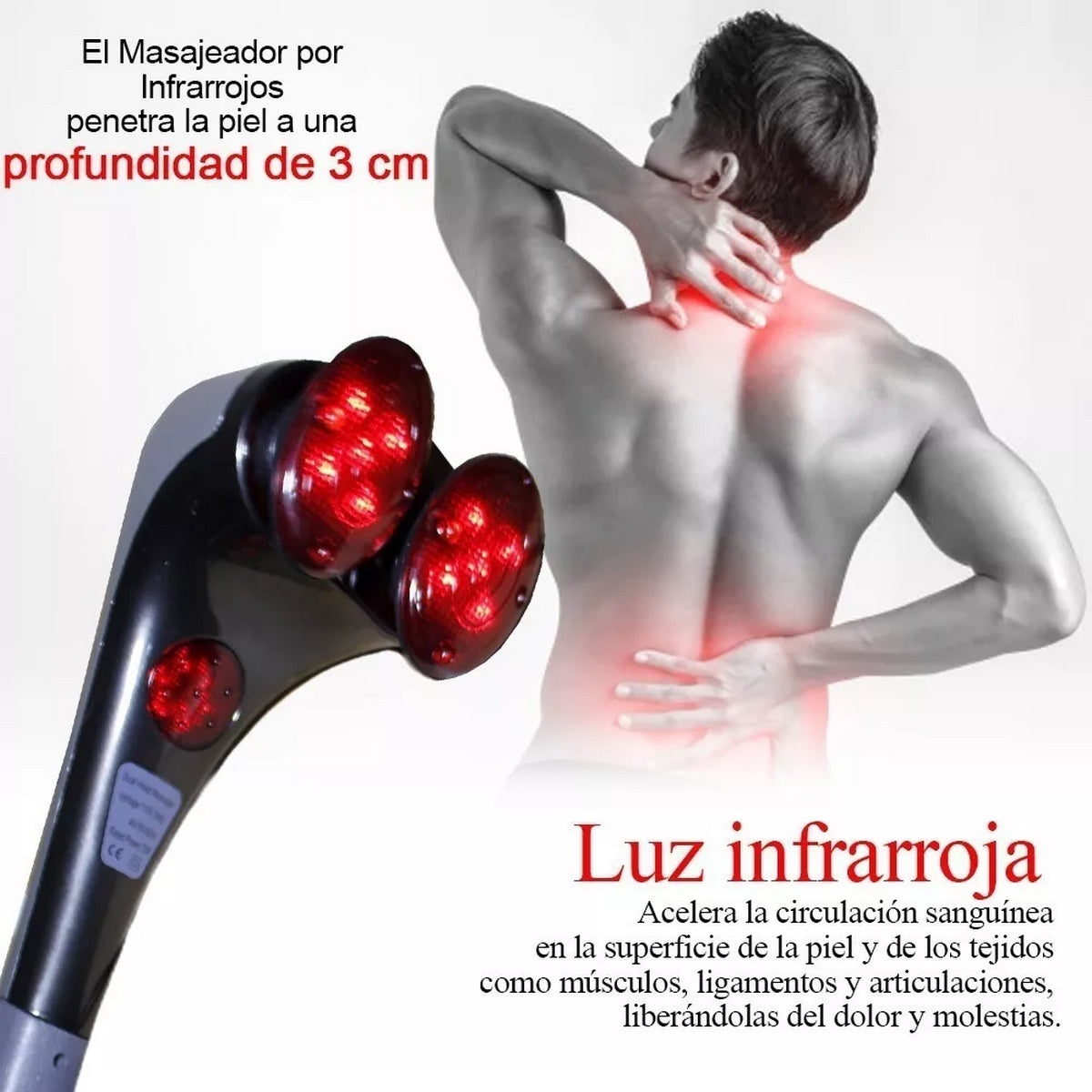 MASAJEADOR ELÉCTRICO INFRARROJO